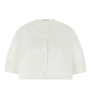 지방시 크롭 코튼 포플린 셔츠 BW61EZ1634 100