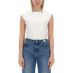 파코라반 민소매 티셔츠 24EJTE157CO0508 WHITE