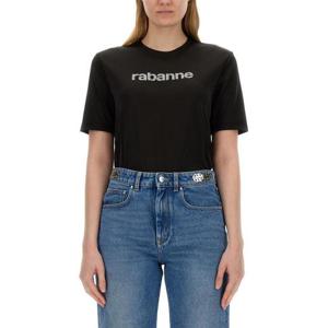 파코라반 반팔 티셔츠 24PJTE151PA0211 BLACK