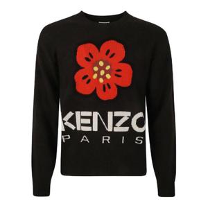 Kenzo Boke 플라워 인타르시아 니트 크루넥 스웨터 FD65PU427M3LD 99J TP946535051