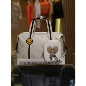 [파리게이츠]521E3BB201_IV-여성 스마일 로고 패턴 보스턴백 미니파우치-(25년가을)