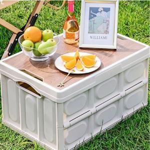 캠핑 피크닉 수납박스 테이블 CAM001 폴딩박스 트렁크정리함 캠핑수납박스 정리박스 플라스틱리빙박스 캠핑