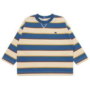 블루독베이비 10 25FW  (NY)멀티 스트라이프 티셔츠 (45A14330040)