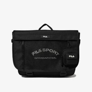 M 휠라크로스백 KQC FS3BCG1003X-BLK 시그니처 스몰 메신저백