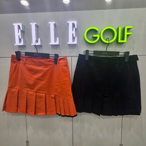 [엘르골프]여성 간절기ㅡ여름 밑단 플리츠 스커트6J21852_DJ