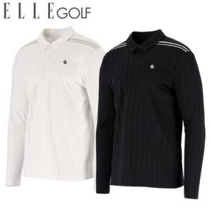 [엘르골프]남성 체크패턴 폴로 티셔츠 6J15205_DJ