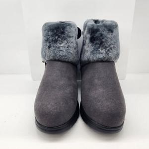 [무크]여성 리얼퍼+버클 무크 털 부츠 322616 그레이_CC