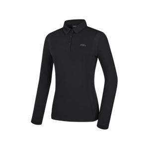 [와이드앵글]여성 TO 에센셜 골지 믹스 폴로 티셔츠 L WWU24292Z1