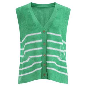 [샵앤]여성 국산 루즈핏 스프라이트 니트 조끼 21DS-WVS-1526-그