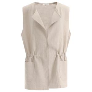 [샵앤]여성 국산 캐주얼 린넨 숏 조끼 LEI-WVS-1462-베이지
