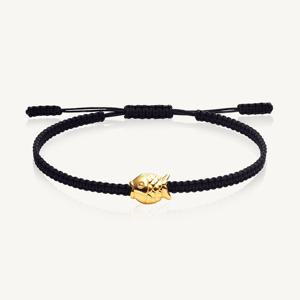 수앤진골드 볼륨 물고기 매듭 팔찌 24K 순금