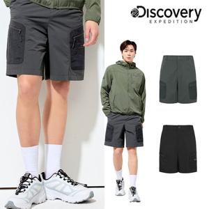 디스커버리 25SS 이월/할인/남성/4.5부/기능성/냉감소재/프레시벤트 세미루즈 소재MIX 카고쇼츠 DMSP75053