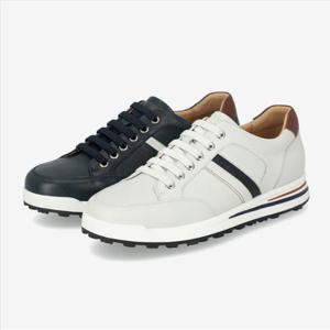 [엘칸토]남성쿠션 엠보무늬 오플 소가죽 스니커즈 LCMS70U513