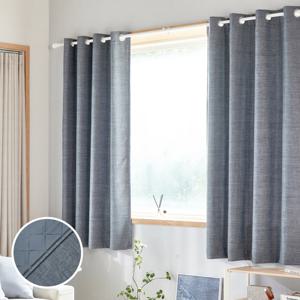 [모던하우스] ON NEW 린넨스타일 3중방한 3도씨커튼 창문형 140x180 1장 네이비 아일렛타입