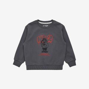 뉴발란스키즈긴팔티 PQC NK9CF1207U-60 STREET CREW 일러스트 스웨트셔츠