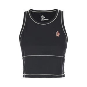 몽클레어 민소매 티셔츠 8P00001899YG 999 BLACK