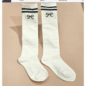 [로엠걸즈(아동)]리본 니하이 삭스반양말RGAY25S3P