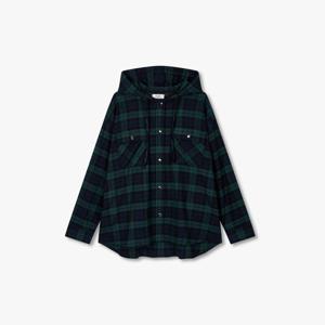 [톰보이]체크 패턴 후드 셔츠 9165421881