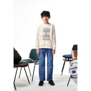 [블루테일]아트 포스터 옐로우 맨투맨AZA1TS01YE