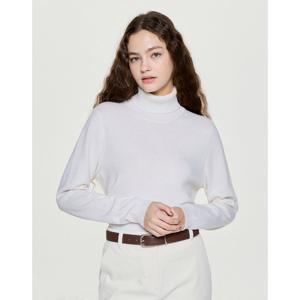 헤지스 여성 25FW 시즌오프캐시미어100% 클래식 터틀넥 아이보리 HSSW5DC01IV