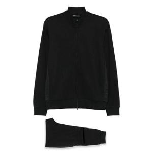 25 FW 엠포리오아르마니 지퍼 프런트 로고 트랙수트 EM001867AF14976 TP441760205