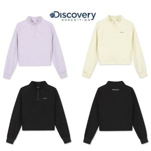 디스커버리키즈 [택가 89,000원] 여아 세미크롭 하이넥 기모 맨투맨 DKTR56056