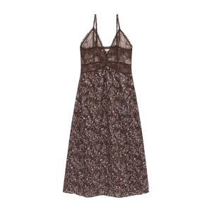 [바바라(언더웨어)]시스루 번아웃프린트 폴리스판 풀슬립AFS4913S