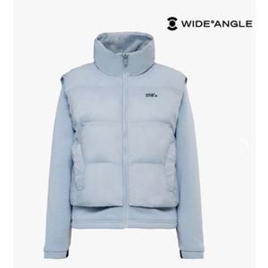 [와이드앵글]  WWW25191IC   여성 TO 에센셜 하이브리드 패딩 자켓 L (Ice Blue)