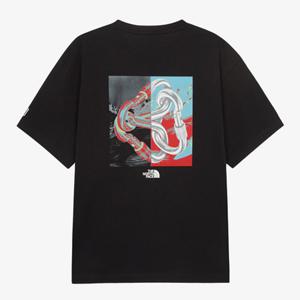 노스페이스 (NT7UR70) 남성 카라비너 반팔 티셔츠