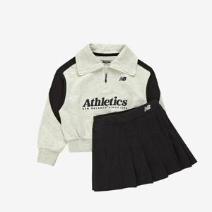 M 뉴발란스키즈트레이닝세트 PQC NK9YF1802G-33 NBGC 반집업 스커트 셋업