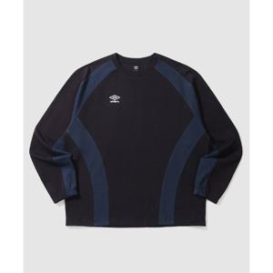 엄브로 액티브 볼드라인 맨투맨 BB UP321SFS92 BLK0 WGR0