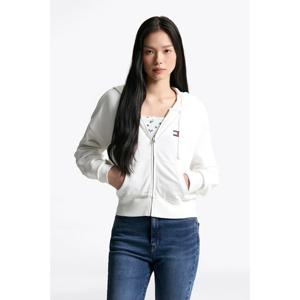 타미데님 여성 박시 크롭 후드 집업 T32F6TJC01TWT2