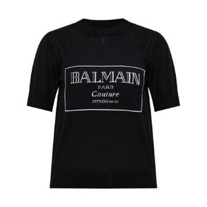 발망 로고 프린트 니트 티셔츠 EF1KA115KH87