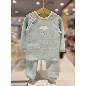 블루독베이비[hu] 25.FW겨울신상 MN)도기쭈글퀼팅내의 45C70-054-04 유아내의 겨울내복 실내복 출산선물