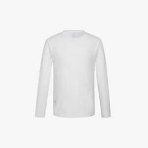 휠라긴팔티 KQC FS2RLG3201U-NWH 베이직 스몰로고 긴팔티()