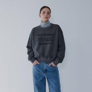 [보브]플러프 프린트 맨투맨7155440005