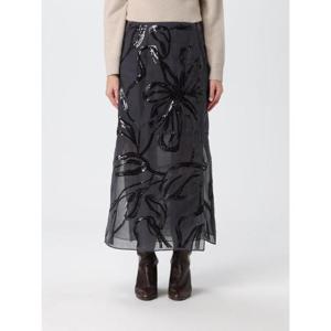 브루넬로 쿠치넬리 롱 스커트 MF940G3908 C2355 Grey