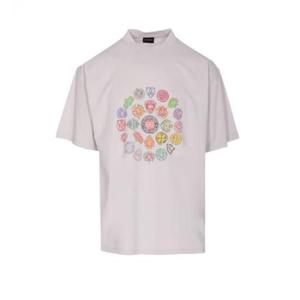 발렌시아가 반팔 티셔츠 764235TTVH49012 GREY