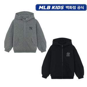 MLB키즈 스몰로고 기모 후드 집업 (7AHDB0656)