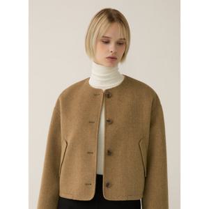 [리스트][LIST]  울 라운드넥 핸드메이드 자켓 TWHJKP80030