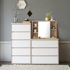 마리메종 글로시 서랍장 600 5단+830 3단+슬라이딩거울 화장대_착불