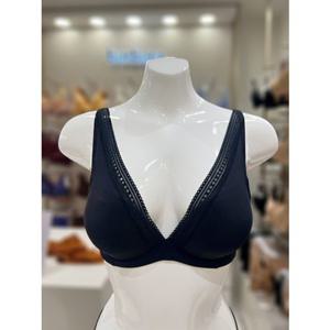 [바바라] 블랙 노와이어 풀컵 몰드브라 ABR4445