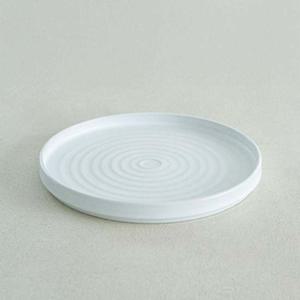 이천도자기 흰여울 회오리 접시 1호 24.5cm 식기 그릇 플레이트 대접시 접시 백자접시 한정식접시 도자기접