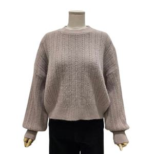 [에이지도르]로맨틱 펀칭 니트(ALFIWIR115)