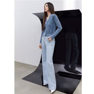 [게스(진)]여성 오비 미니포켓 플레어 부츠컷 YP1D0017