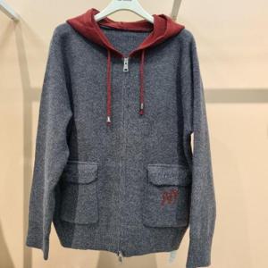 Destijl HC34 신축성좋은 니트 모아 후드집업 니트 점퍼 D2541jp01