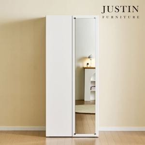 [저스틴퍼니처]블랑 파우더 원터치 거울 이불 옷장(800)