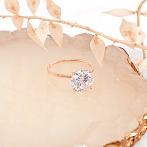 오팔하우스 14k 9mm 큐빅 반지 OPDSR1608-2