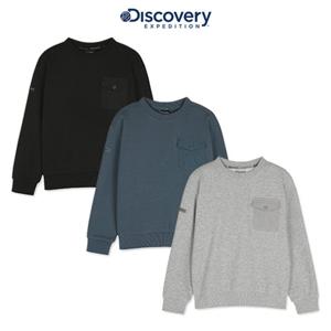 [디스커버리키즈US] (DKTR53056) 키즈 포켓 포인트 기모 맨투맨