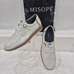 [미소페]By미소페 남성 가죽 보트화 122HT317FH009 LGRAY 4 JJ